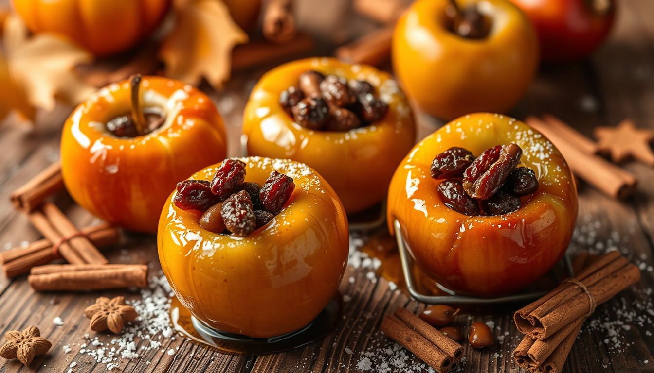 Baked Apples with Cinnamon and Raisins