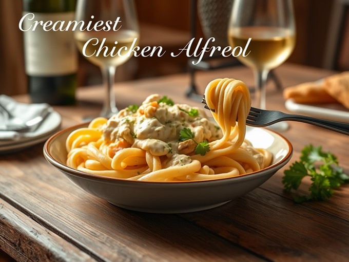 Creamiest Chicken Alfredo