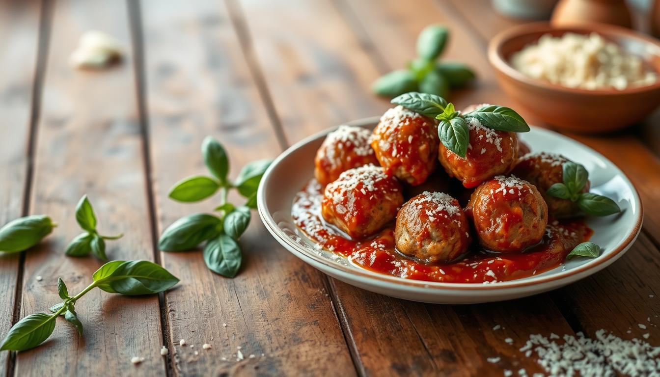 Turkey Meatballs with Marinara Sauce