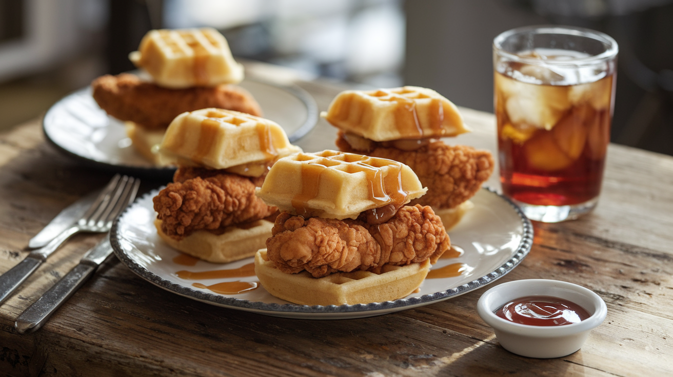 Chicken and Waffle Sliders