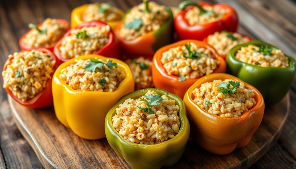 vegetarian stuffed peppers