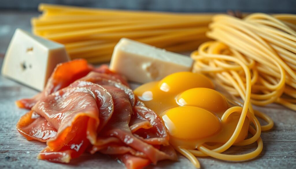 carbonara ingredients