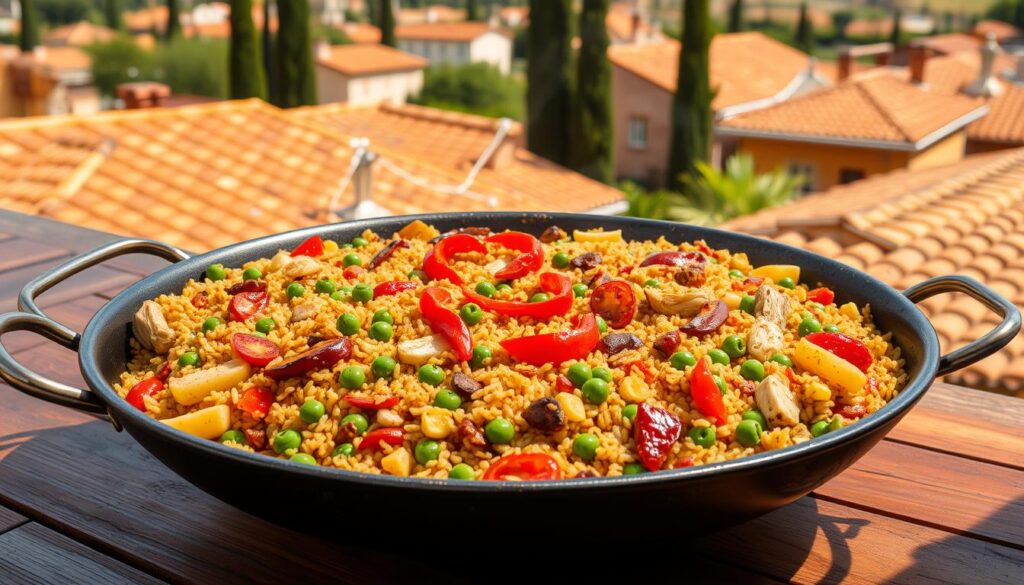 spanish vegetable paella