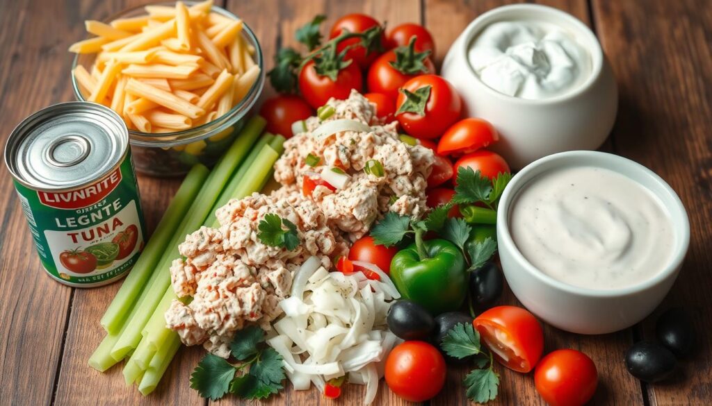 tuna pasta salad ingredients